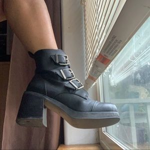 dolls kill current mood buckle booties